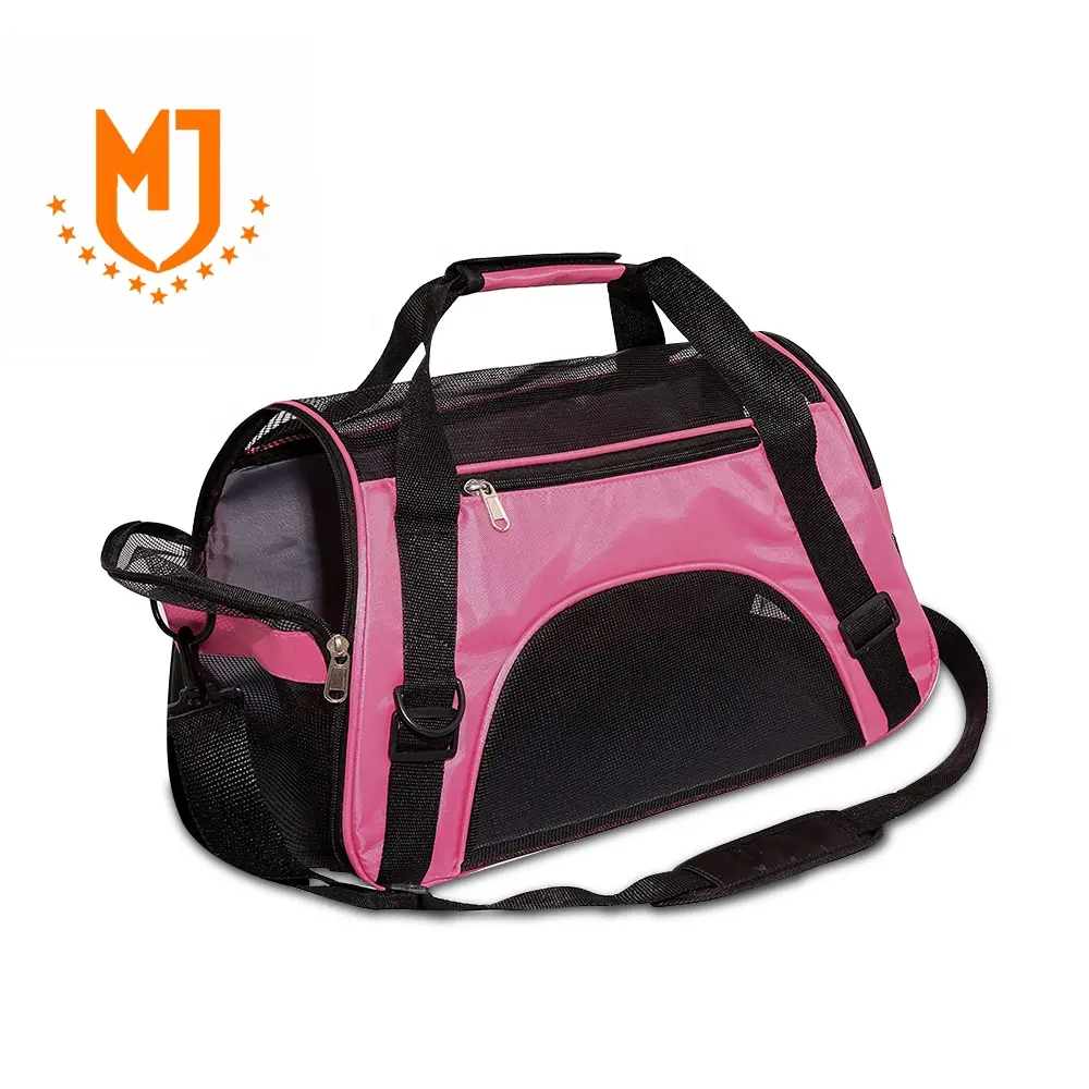 Comfortable Portable Foldable Cat Pet Transport Airline Approved Cat Bag Pet Carriers Outdoor Cat Bag Pet Carriers Dog