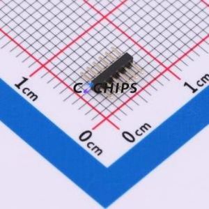 A100UP-ZD6P Pin Header Through hole Component (THT),P=1mm Connector 1x6P 1mm Pin Header Single Row - Product Image 1