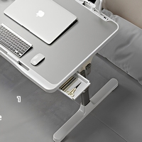 Table de lit pliable pour ordinateur, prix d'usine, support portable pour ordinateur portable à hauteur réglable avec tiroir pour le travail, les études et les enfants