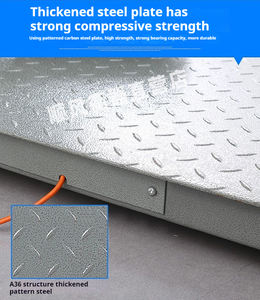 Bestseller 1 Tonne Edelstahl Tier waage Boden waage 1*1m 1000kg Digital Platform Computing <span class=keywords><strong>Scale</strong></span> OEM anpassbar - Product Image 4