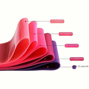 مطاط مطاط مطاط بدلة اليوغا صالة ألعاب رياضية تمتد عصابات الورك للياقة البدنية ، وممارسة الرياضة ، والعلاج الطبيعي - Product Image 3