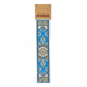 Oro turquesa miniatura alfombra diseñado turco tejido marcador de Turquía - Product Image 2