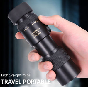 삼각대 전화 어댑터 BAK4 프리즘 및 FMC 렌즈 여행 조류 관찰을위한 방수 10-300X40 줌 단안 망원경 - Product Image 5