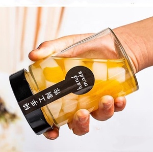 Pot en verre Ergo pour sauce, remplissage à chaud, meilleures ventes, 212 ml, pot à miel Ergo avec couvercle métallique profond, bocaux à fruits, pot en verre - Product Image 5