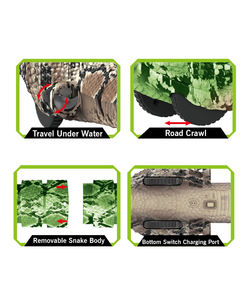 Dwi Dowellin <span class=keywords><strong>serpent</strong></span> amphibie <span class=keywords><strong>télécommandé</strong></span> <span class=keywords><strong>serpent</strong></span> rc réaliste, jouets de farce Smart Sensing Snake Cat Toy - Product Image 2