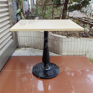 Moderne Stijl Vierkante Melamine <span class=keywords><strong>Bar</strong></span> Tafel Nieuwe Esdoorn Kleur Draagbare Eetkamer Meubels Voor Thuis Of Hotel Gebruik - Product Image 2