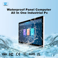 Panel PC Industrial Multitáctil de Alto Brillo y Sin Ventilador, Personalizado por RCOMPT, Resistente al Agua IP65/IP67/IP68X para Exteriores y Luz Solar