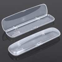 Boîte de voyage en plastique pour brosse à dents SUNSHING Factory, emballage personnalisé pour dentifrice, boîte transparente pour organiser un ensemble de brosses à dents