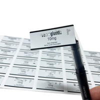 Étiquettes personnalisées pour flacons de 2 ml de Pep Tides Sem Eglutide 5 mg Lop 10 mg, avec logo holographique pour produits cosmétiques