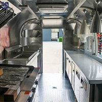 Camion de restauration rapide CAMPTRL, chariot à glaces entièrement équipé, remorque alimentaire mobile de rue avec cuisine complète