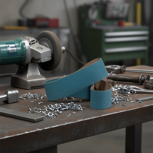 สายพานขัดผ้าเซอร์โคเนียม Ttake Ab2000 ขนาด 1000x100 มม. สำหรับขัดและขัดเงาโลหะ - Product Image 3