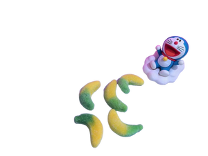 Areia Mista Banana Em Forma De Frutado Sabor Doces Macios Doces Soltos - Product Image 4