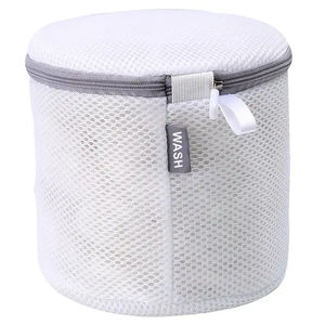 Sac à linge en maille pliable écologique pour les voyages avec fermeture éclair - Product Image 4