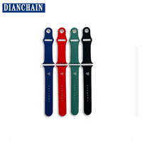 Puces NFC dans les deux bandes Logo personnalisé Haute fréquence Passive 13,56 MHz ISO 14443A FPC Dia 10*0,52 mm pour bracelet Apple Watch