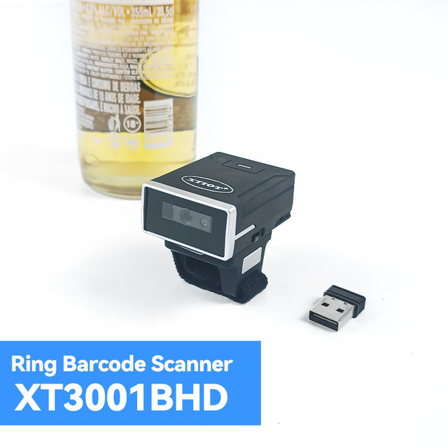 XT3001BHD XTIOT Batch Scan Wearable Barcode Scanner Batch Reading 2D Barcode Ring Scanner