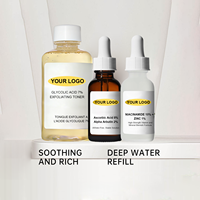 Sérum Visage OEM à l'Acide Ascorbique 8% 30ml avec Acide Hyaluronique, Acide B5 et Acide Glycolique Éclaircissant et Hydratant