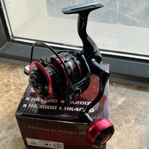 CHILENT Mini carrete giratorio, rueda de pesca, carrete con mango de agarre de Metal, Carretes de carpa de agua salada, carrete de pesca en aguas profundas - Product Image 5