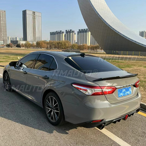 Aileron arrière ABS de haute qualité pour Toyota Camry 2018 2019 2020 2021 2022, noir brillant ou aspect fibre de carbone, kit carrosserie - Product Image 6