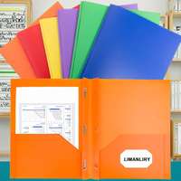 Wenshun prix d'usine A4 Double insertion classeur à anneaux couleur têtard Clip PP bureau école fournitures de classement en vrac Logo personnalisé