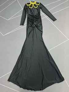 AD2641女性女性セクシークリスタルボディコンドレスユニークな中空ネックデザイン夜パーティー用プロム - Product Image 6