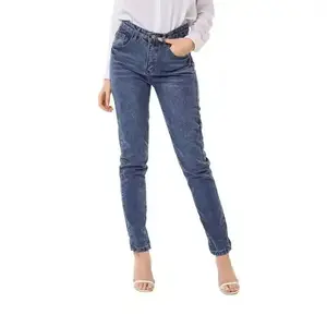 High-RiseสุภาพสตรีกางเกงดินสอMulticolor Skinny HighเอวLeggingsกางเกงยีนส์ฤดูใบไม้ร่วงกางเกงยืดผู้หญิง