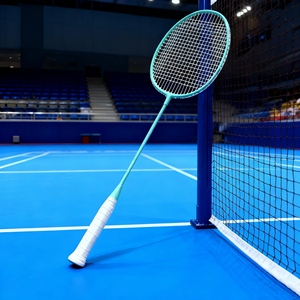 Ensemble <span class=keywords><strong>de</strong></span> raquettes <span class=keywords><strong>de</strong></span> badminton en alliage <span class=keywords><strong>de</strong></span> fer pour débutants, professionnel, durable, léger, revêtement lumineux <span class=keywords><strong>de</strong></span> haute qualité - Product Image 2