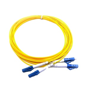 Cable de Fibra Óptica LC UPC a LC UPC Dúplex Monomodo OS2 Lazh, Cable de Conexión de Fibra Óptica de 5 Metros, 3mm Dúplex-9/125um, 1m Cada Uno - Product Image 1