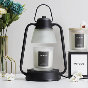 <b>Electric</b> Metal & Glass Modern Candle Warmer with Dimmer Timer Customizable Sizes & Colors for Indoor/Outdoor Use - Product Image 2