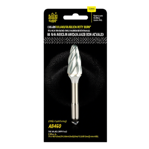 Fresa Rotativa de Punta Esférica Ab8500 de 9.6 mm, Carburo Sólido para Corte y Modelado de Precisión - Product Image 2