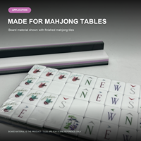 Plaque acrylique GORLDE pour Mahjong, couleur personnalisée, panneau en PMMA Plexiglas pour découpe laser, tuiles de Mahjong, artisanat et accessoires de jeu