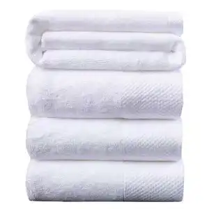 100% Cotton Face Towel Home Hotel Thick White Bathroom Kitchen Hand Towels