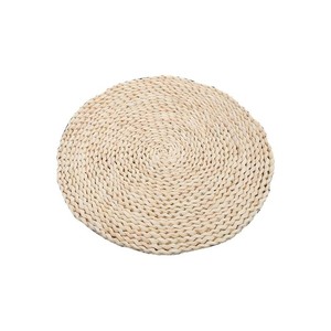 Mantel individual Junjin, sencillo mantel individual redondo de hoja de maíz tejido resistente a altas temperaturas, antideslizante para cacerolas - Product Image 2
