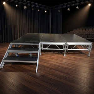 Plataforma de Escenario Ajustable de Aluminio con Soporte de Aluminio para Eventos - Product Image 2