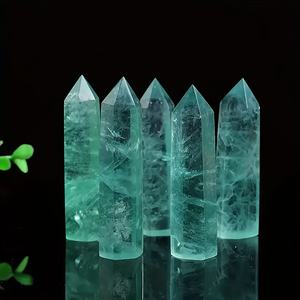 Torre de Cristal de Fluorita Verde Pulida CrystalHola al por Mayor, Tendencia de Moda Feng Shui, Decoración Relajante para el Hogar, Oficina y Dormitorio - Product Image 4