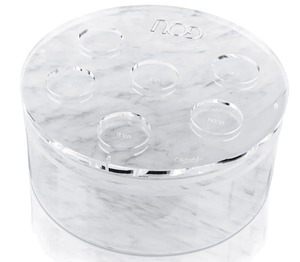 Judaica Silver Glitter Lucite U Seder <strong>Plate</strong> for <strong>Pesach</strong> Acrylic Seder <strong>Plate</strong> for Passover - Product Image 2
