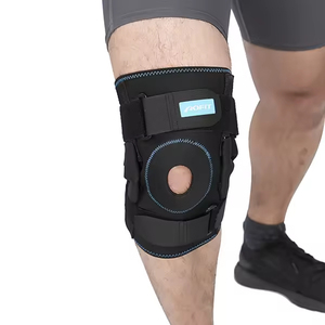 Rodilleras ortopédicas médicas ajustables Soporte <span class=keywords><strong>Ortesis</strong></span> <span class=keywords><strong>articulada</strong></span> Rodillera con doble bisagra - Product Image 2