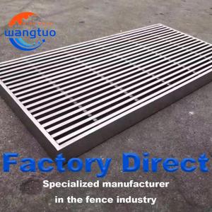 316 grille en acier inoxydable anti-corrosion 30mm maille 304 barre de roulement plate galvanisée cadre en acier soudé clôturant les portes en treillis - Product Image 2
