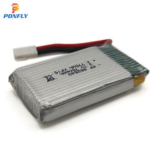 PONFLY yüksek kalite 3.7V 800mAh 902540 25C Lipo polimer pil RC araba uçak tekne FPV Drone için 882540 Lipo pil - Product Image 1