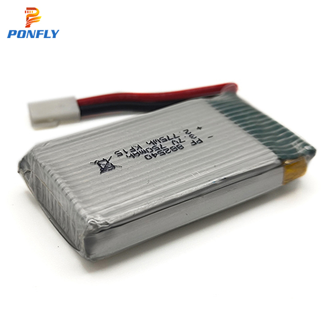 PONFLY High Quality 3.7V 800mAh 902540 25C Lipo Polymer Battery 882540 Lipo Battery for RC Car Aircraft Boat FPV Drone
