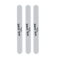 Vente en gros de limes à ongles droites pour manucure, polissoirs à ongles, avec logo personnalisé, pour usage en salon