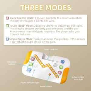 SamToyCn Jouets d'éducation précoce Cartes intelligentes interactives Machine d'apprentissage Cartes de combat Jouet Montessori Cartes flash parlantes pour enfants - Product Image 4