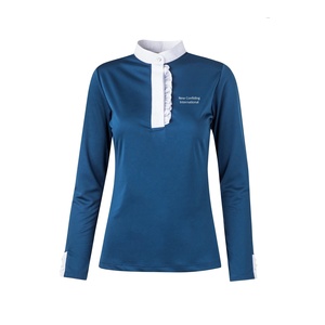 Jinete camisa ecuestre llevar damas caballo camisa OEM personalizado competencia camisa caballo am573 - Product Image 1