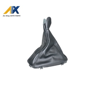 New Black Leather <strong>Gear</strong> <strong>Knob</strong> Cover for General Standards Manual Shift Collar Boot with Frame Compatible - Product Image 2