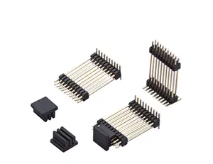Soulin Pin Header 2.54mm Pitch 2x20 Pin Single Double Row Male IC Socket PCB Connector