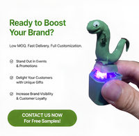 Jouet anti-stress LED amusant en forme d'animal lumineux, à presser, nouveauté, cadeau pour enfants et adultes, décoration de bureau