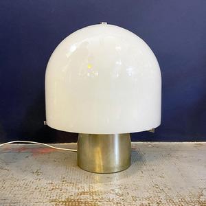 Minimalist Mushroom Table <b>Lamp</b> <b>Led</b> <b>Light</b> E27 Bulb Base Switch Control Nordic Style Home Decor Bedroom Study Ambient Lighting - Product Image 5