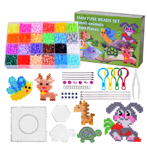 2025 Venta al por mayor: Set de 24 colores de cuentas Perler de 5mm para planchar DIY, cuentas Hama creativas de EVA para educación infantil ¡Venta caliente! - Product Image 6