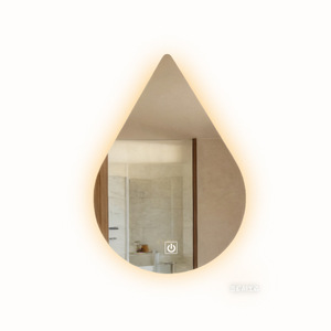Op maat gemaakte LED badkamer make-up spiegel, wandmontage, decoratieve spiegel met achtergrondverlichting voor appartement en hotel - Product Image 4