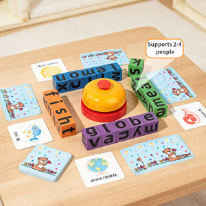 <span class=keywords><strong>Gioco</strong></span> Montessori in Legno per l'Apprendimento delle <span class=keywords><strong>Parole</strong></span>, Cubi Colorati per il Riconoscimento dell'Alfabeto, <span class=keywords><strong>Gioco</strong></span> Educativo per Bambini - Product Image 2