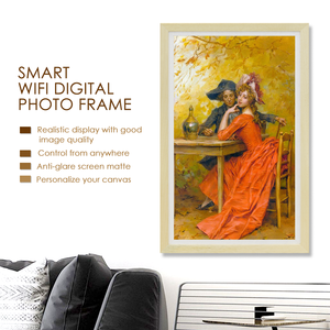 65 Inch Nft Hiển Thị Gỗ Khung Ảnh Kỹ Thuật Số Ứng Dụng Chia Sẻ Điện Thoại Kết Nối Video Ảnh Khung Ảnh Kỹ Thuật Số - Product Image 5